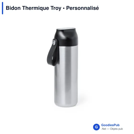 Gourde isotherme personnalisable avec logo pour entreprises - Image 2