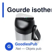 Gourde isotherme personnalisable avec logo pour entreprises - Miniature 4