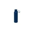 Variante bleu marine - Bidon thermique personnalisable Yomar avec logo en acier inoxydable recyclé