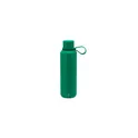 Variante vert - Bidon thermique personnalisable Yomar avec logo en acier inoxydable recyclé