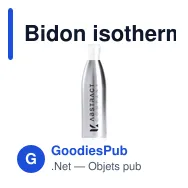 Bidon isotherme personnalisable Zolop avec logo - Miniature 1