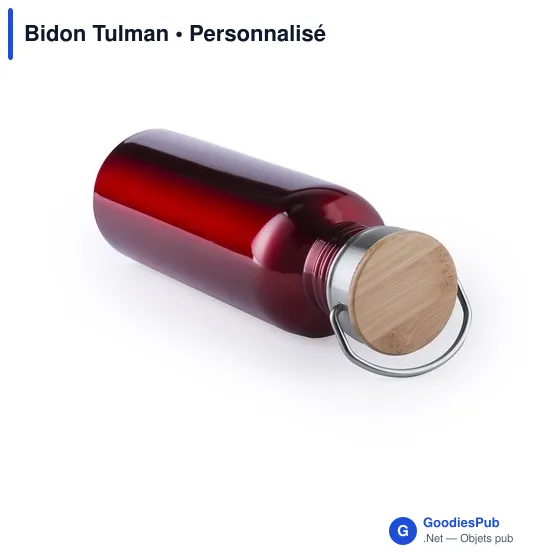 Bidon personnalisable Tulman avec logo - 800 ml en acier inoxydable - Image 11