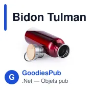 Bidon personnalisable Tulman avec logo - 800 ml en acier inoxydable - Miniature 4
