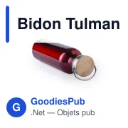 Bidon personnalisable Tulman avec logo - 800 ml en acier inoxydable - Miniature 7