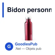 Bidon personnalisable Tulman avec logo - 800 ml en acier inoxydable - Miniature 9