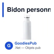 Bidon personnalisable Tulman avec logo - 800 ml en acier inoxydable - Miniature 10