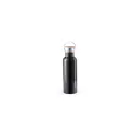 Variante noir - Bidon personnalisable Tulman avec logo - 800 ml en acier inoxydable
