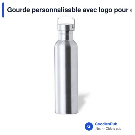 Gourde personnalisable avec logo pour entreprises - modèle Whipet