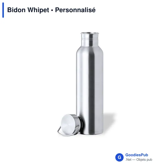 Gourde personnalisable avec logo pour entreprises - modèle Whipet - Image 3