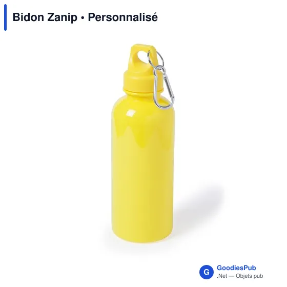 Gourde personnalisable Bidon Zanip avec logo - 600 ml - Image 1
