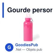 Gourde personnalisable Bidon Zanip avec logo - 600 ml - Miniature 11