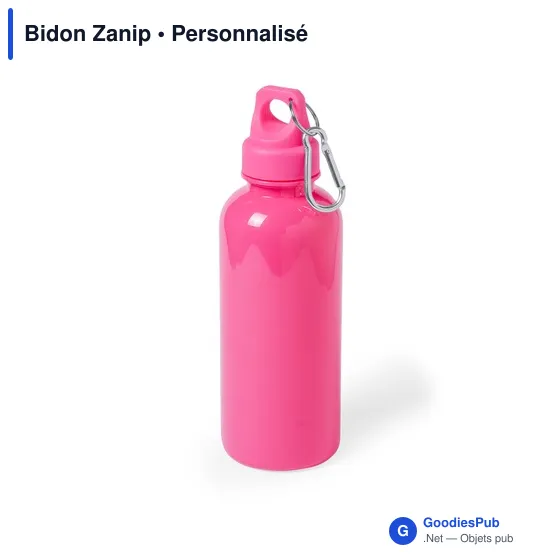 Gourde personnalisable Bidon Zanip avec logo - 600 ml - Image 11