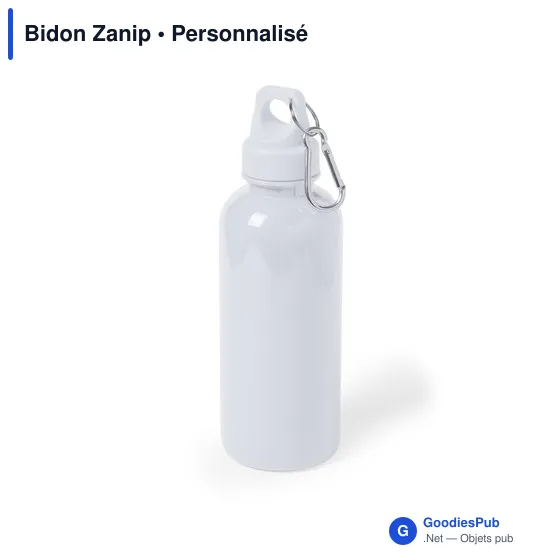 Gourde personnalisable Bidon Zanip avec logo - 600 ml - Image 7