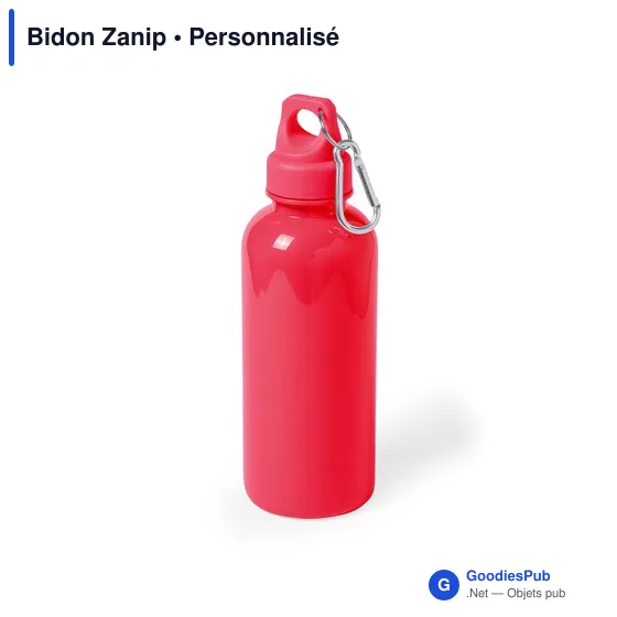 Gourde personnalisable Bidon Zanip avec logo - 600 ml - Image 9