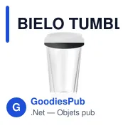 BIELO TUMBLER Verre en borosilicate 350ml - Miniature 1