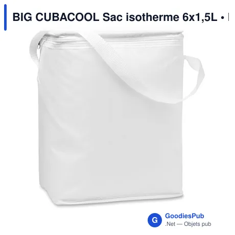 BIG CUBACOOL Sac isotherme 6x1,5L
