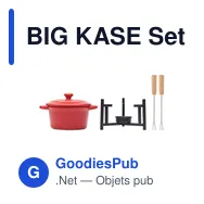 BIG KASE Set à fondue 300ml - Miniature 2