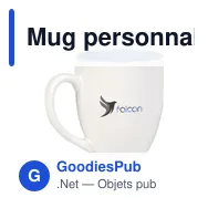 Mug personnalisable BigDrink 450 ml avec logo - Miniature 1