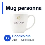 Mug personnalisable BigDrink 450 ml avec logo - Miniature 3