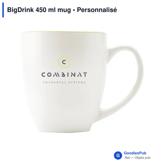 Mug personnalisable BigDrink 450 ml avec logo - Image 8