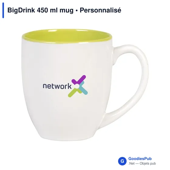 Mug personnalisable BigDrink 450 ml avec logo - Image 9