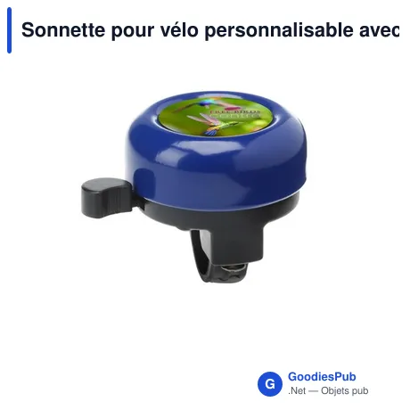 Sonnette pour vélo personnalisable avec logo - Bike Bell