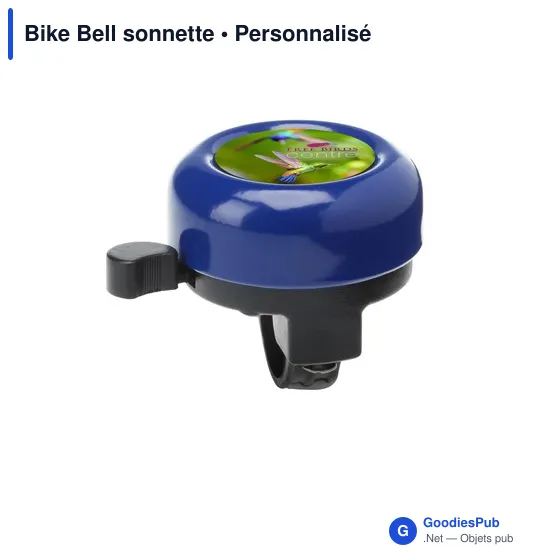 Sonnette pour vélo personnalisable avec logo - Bike Bell - Image 1