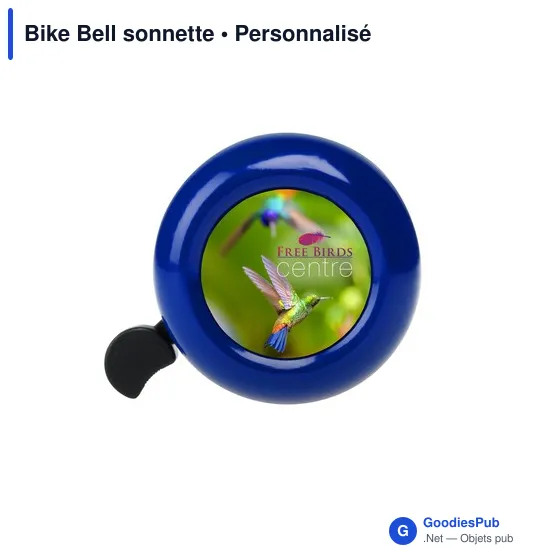 Sonnette pour vélo personnalisable avec logo - Bike Bell - Image 2