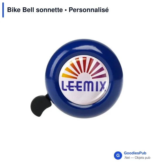 Sonnette pour vélo personnalisable avec logo - Bike Bell - Image 3