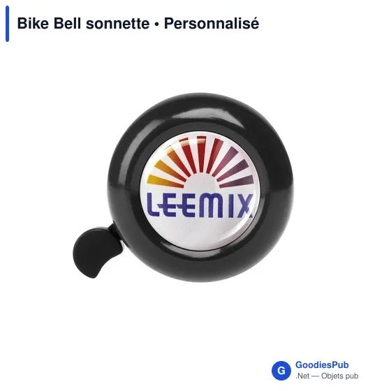 Sonnette pour vélo personnalisable avec logo - Bike Bell - Image 5