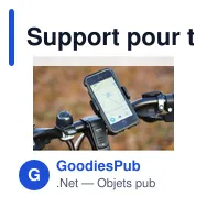 Support pour téléphone personnalisable pour vélo - Bike Phone Holderavec logo - Miniature 5
