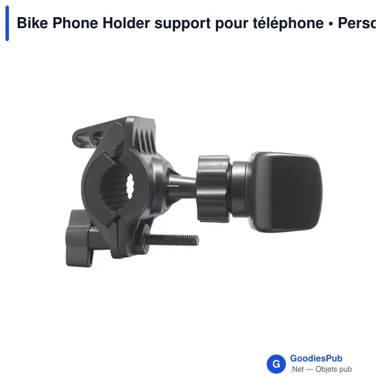 Support pour téléphone personnalisable pour vélo - Bike Phone Holderavec logo - Image 6