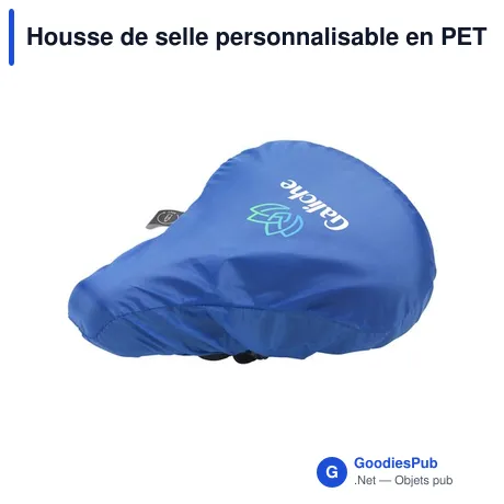 Housse de selle personnalisable en PET recyclé avec logo
