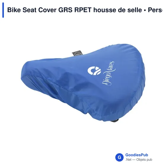 Housse de selle personnalisable en PET recyclé avec logo - Image 2