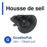Housse de selle personnalisable en PET recyclé avec logo - Miniature 11