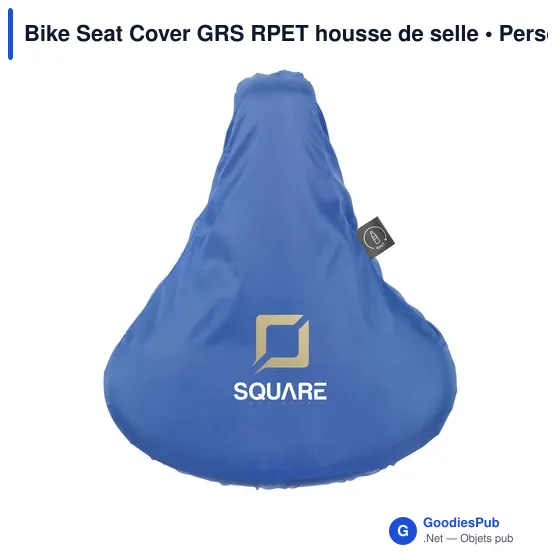 Housse de selle personnalisable en PET recyclé avec logo - Image 4