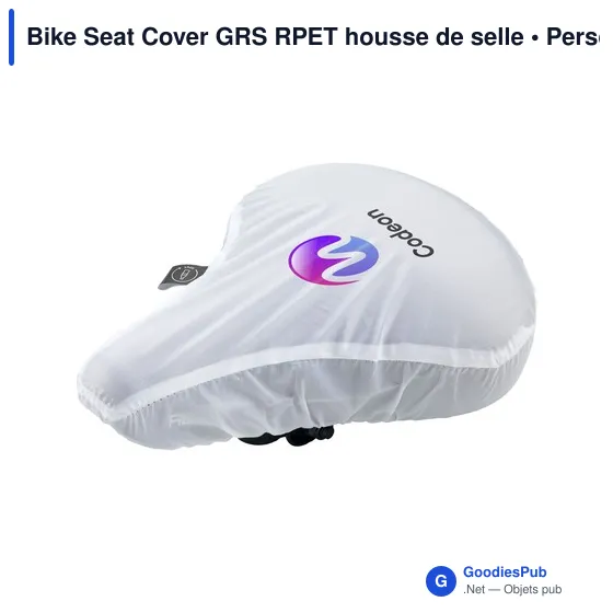 Housse de selle personnalisable en PET recyclé avec logo - Image 5