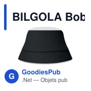 BILGOLA Bob en coton 160 gr/m² - Miniature 1