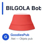 BILGOLA Bob en coton 160 gr/m² - Miniature 2