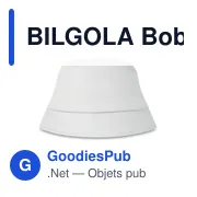 BILGOLA Bob en coton 160 gr/m² - Miniature 3