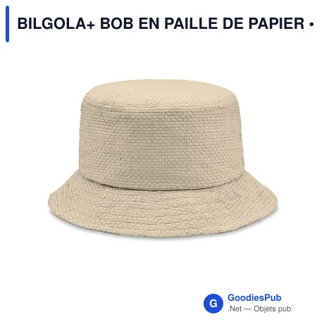 BILGOLA+ BOB EN PAILLE DE PAPIER