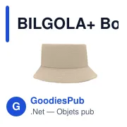 BILGOLA+ BOB EN PAILLE DE PAPIER - Miniature 2