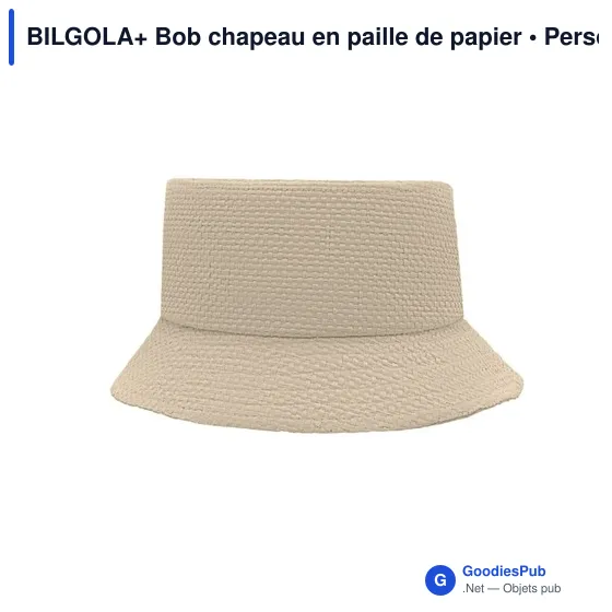 BILGOLA+ BOB EN PAILLE DE PAPIER - Image 2