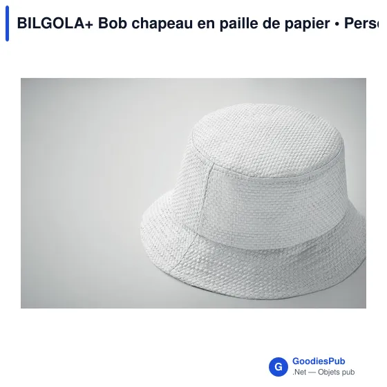 BILGOLA+ BOB EN PAILLE DE PAPIER - Image 11