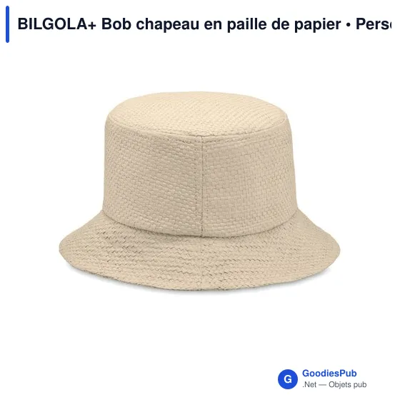 BILGOLA+ BOB EN PAILLE DE PAPIER - Image 3