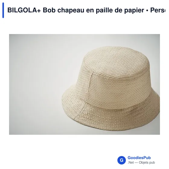 BILGOLA+ BOB EN PAILLE DE PAPIER - Image 6