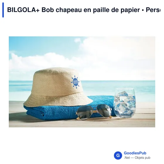 BILGOLA+ BOB EN PAILLE DE PAPIER - Image 7