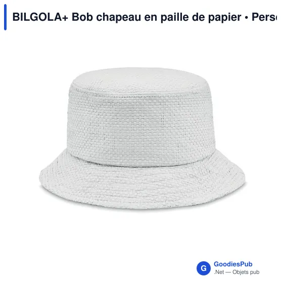 BILGOLA+ BOB EN PAILLE DE PAPIER - Image 8