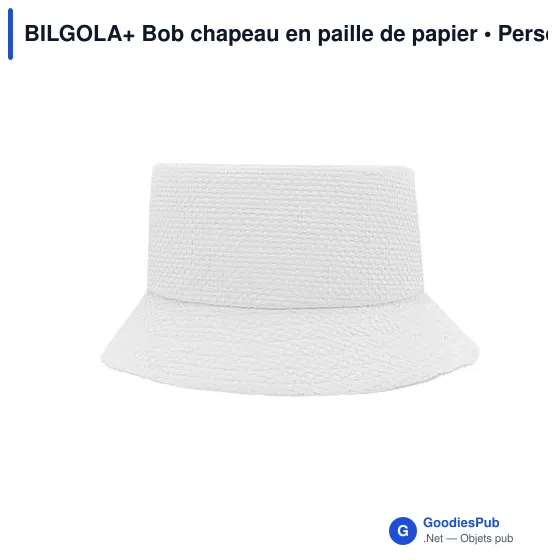 BILGOLA+ BOB EN PAILLE DE PAPIER - Image 9