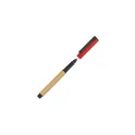 Variante Rouge foncé - Stylo roller personnalisable en bambou et aluminium avec logo - Roller Bambou